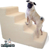 Pet Escaleras para Tall cama Espuma Pet Pasos Blanco 5 Paso perro gato Animal Rampa - BESTMASCOTA.COM