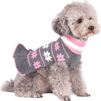 Kyeese - Suéter de cuello alto para perro, con agujero para la correa, ideal para otoño e invierno - BESTMASCOTA.COM