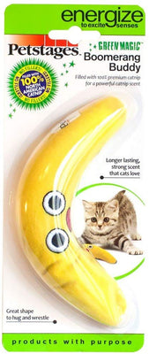 Petstages Boomerang Catnip Fetch and Bat Toy for Cats - BESTMASCOTA.COM