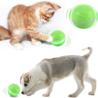 Versión mejorada 2.0: bolas blinkbrione para gatos y perros, enrollado automático/apagado automático, recargable por USB, pelota de juguete interactiva inteligente para gatitos, gatitos, cachorros con luces LED RGB, resistente al agua - BESTMASCOTA.COM