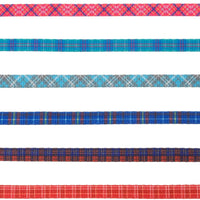 BINGPET - Collares de gato con campana, colores variados, patrones cuadrados, ajustables, paquete de 6 unidades - BESTMASCOTA.COM