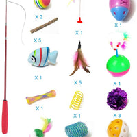 SenYoung - Juguetes interactivos para gatos, 27 piezas - BESTMASCOTA.COM