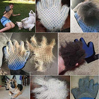 Pet Hair Remover Glove - Gentle Pet Grooming Glove Brush - Efficient Deshedding Glove - Massage Mitt with Enhanced Five Finger Design - Perfect for Dogs & Cats with Long & Short Fur - 1 Pack - BESTMASCOTA.COM