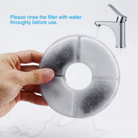 isyoung Fuente para mascota, dispensador de agua automático, filtros de carbón activado premium, paquete de 4, filtros de fuente de flores - BESTMASCOTA.COM