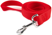 Correa adiestramiento canino nailon resistente, cuerda de tracción, 6 pies de largo, 1 pulgada de ancho, para perros pequeños y medianos. - BESTMASCOTA.COM