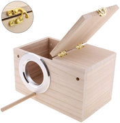 PINVNBY - Caja de madera para pájaros y loros (tamaño: 7.9 in) - BESTMASCOTA.COM