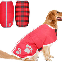 Ropa de Invierno para perro de Pupteck; chaqueta para perros grandes impermeable, reversible y reflectante para el frío - BESTMASCOTA.COM