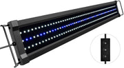 NICREW ClassicLED Gen 2 Luz para acuario, luz LED regulable para tanque de peces con control de 2 canales, LED blanco y azul, alta salida - BESTMASCOTA.COM