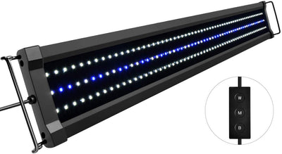 NICREW ClassicLED Gen 2 Luz para acuario, luz LED regulable para tanque de peces con control de 2 canales, LED blanco y azul, alta salida - BESTMASCOTA.COM