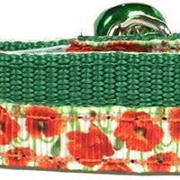 Poppy flores, gato, juego de collar con hebilla de seguridad por midlee - BESTMASCOTA.COM