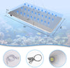 Relassy Luz de acuario, 300 W de espectro completo, luz de arrecife de coral LED para acuario de agua salada, tanque de peces de agua dulce con 2 regulables luz blanca y azul - BESTMASCOTA.COM