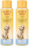 Champú 2 en 1 Burts Bees para perrito, no irrita los ojos, paquete de de 2 - BESTMASCOTA.COM