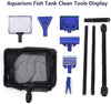 Toopify - Herramientas de limpieza para acuario, 6 en 1, kit de limpieza ajustable y limpiador de grava para tanque de peces, sifón para cambio de agua y limpiador de arena - BESTMASCOTA.COM