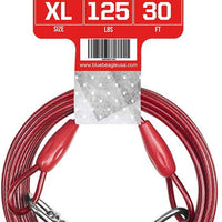 BV cable duro extra largo para atar perros de hasta 125 libras, 30 pies - BESTMASCOTA.COM