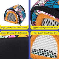 CROWNY - Bolsa transportadora para hámster (portátil, transpirable, con correa desmontable) - BESTMASCOTA.COM