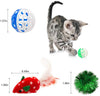 PUPTECK - Juego de 12 juguetes interactivos para gatos, juego valioso de 2 ratones de plumas, túnel para gatos de 18.89 pulgadas de largo, 6 pelotas, 2 juguetes para peces de gato, palo para gatos - BESTMASCOTA.COM