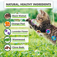HerbalVet 10 Tablets Cat Intestinal Cleanse | Cat Dewormer Alternative | Cleansing Tablets for Cats, Promotes Intestinal Health | 4 Tablets, Works for Kittens | Helpful E-Book Included - BESTMASCOTA.COM