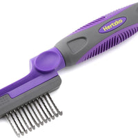 Blade Dematting Comb de seguridad hertzko – Ronda Hojas largas con bordes redondeados – Ideal para cortar y quitar Dead, Matted o Knotted pelo - BESTMASCOTA.COM