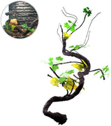 POPETPOP Reptiles Vines para escalada artificial selva curva rama terrario jaula Habitat decoración para lagarto araña camaleón serpientes gecko ranas pequeñas mascotas - BESTMASCOTA.COM