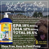 Snappies Petcare Omega 3 aceite de pescado para perros y gatos – Wild Islandic Natural sin olor líquido aceite de pescado Pet Suplemento con vitamina E – más EPA y DHA que el aceite de salmón para una nutrición óptima/salud - BESTMASCOTA.COM
