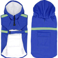 Chubasquero para perros de ocio, impermeable, ligero, chaqueta reflectante, con capucha para perros pequeños, medianos y grandes - BESTMASCOTA.COM