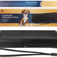 POVAD - Repelente ultrasónico LED para perros, 3 en 1, repelente ultrasónico para mascotas, antiladridos y antiladridos (negro) - BESTMASCOTA.COM