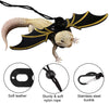MABELER 3 Packs Adjustable Lizard Leash Bearded Dragon Harness (S/M/L Size) with Cool Wings for Lizard Reptiles and Other Small Pet Animals - BESTMASCOTA.COM