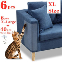Protector de sofá para mascotas, paquete de 10 protectores de garra para mascotas, para mascotas, gatos, perros, gatos y gatos, discretos, para proteger la tapicería, puertas, paredes, colchón, asiento de coche - BESTMASCOTA.COM
