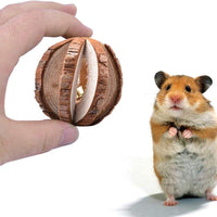 Vankcp - 10 piezas de juguetes para masticar hámster de madera natural, juguete para masticar mascotas, cuidado de los dientes, bola molar para animales pequeños, gatos, conejos, ratas, cobayas - BESTMASCOTA.COM