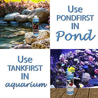 TankFirst Acondicionador de agua completo para acuario, acondicionador de agua para peces, elimina instantáneamente el cloro, cloraminas, amoniaco y nitritos de los tanques de pescado - BESTMASCOTA.COM