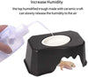 Reptile Hide Cave Box Lizards Hábitat con fregadero Aumenta la humedad y el suministro de agua Hideout para lagos, tortugas, reptiles, anfibios, serpiente pequeña - BESTMASCOTA.COM