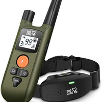 Collar de entrenamiento para perros con mando a distancia, 3 modos de entrenamiento, incluyendo pitido y vibración, collar impermeable recargable para perros, rango de 1000 pies, seguro y eficaz para perros grandes y medianos. - BESTMASCOTA.COM