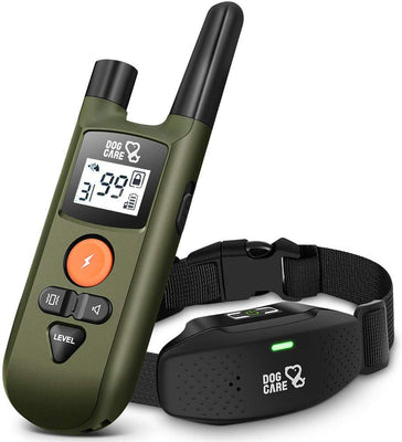 Collar de entrenamiento para perros con mando a distancia, 3 modos de entrenamiento, incluyendo pitido y vibración, collar impermeable recargable para perros, rango de 1000 pies, seguro y eficaz para perros grandes y medianos. - BESTMASCOTA.COM