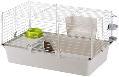 Cavie Guinea Pig Cage & Rabbit Cage | Pet Cage Includes Free Water Bottle, Hay Feeder, Hide-Out & Food Bowl - BESTMASCOTA.COM