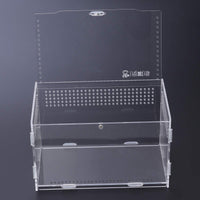 POPETPOP - Caja de terrario para cría de reptiles, contenedores de terrario de acrílico para pequeñas casas de mascotas - BESTMASCOTA.COM