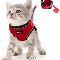 Kamots Beauty - Arnés y correa ajustables para perro y gato, malla suave con correa reflectante para pasear a mascotas pequeñas - BESTMASCOTA.COM