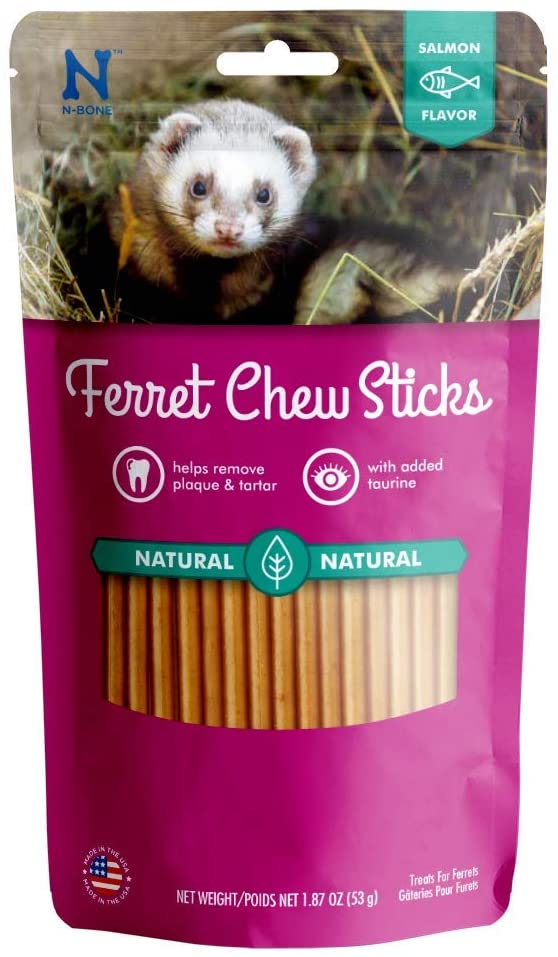 NBone Ferret Chew Treats sabor salmón (1.87 oz) - BESTMASCOTA.COM