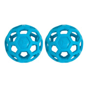 JW Hol-ee Roller Original - Bola dispensadora de dulces para perro, goma natural dura, varios colores - BESTMASCOTA.COM