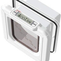 Cat Mate Elite Microchip Cat puerta con control de temporizador - BESTMASCOTA.COM