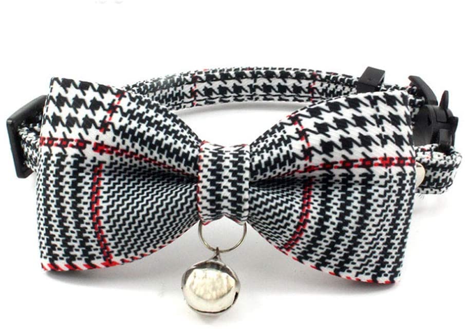 PetFavorites - Collar con pajarita para gato con campana - Accesorio para ropa de cachorro y gatito con flores, ajustable y hecho a mano. - BESTMASCOTA.COM