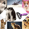 Bencmate Herramienta de peine desengrasante para perros, gatos, mascotas, rastrillo con doble cara, elimina suavemente los nudos de la capa inferior - BESTMASCOTA.COM