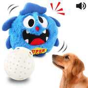 Petbobi Automatic Dog Toys Interactive Plush Giggle Ball Shake Squeak Crazy Bouncer Toys Exercise Electronic Toy for Puppy Motorized Entertainment for Pets - BESTMASCOTA.COM