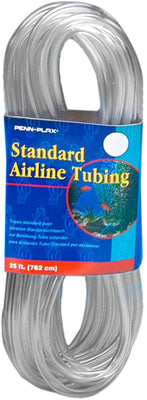 Penn Plax Airline Tubing para Acuarios – Claro y Flexible Resiste Arrebato, Estándar de 25 pies - BESTMASCOTA.COM