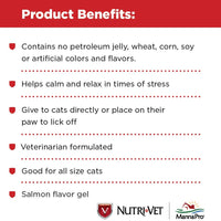 Gel para patas de felino, Nutri-Vet, 3 onzas, 3, Salmón - BESTMASCOTA.COM