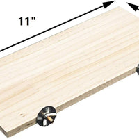 Madera Natural Soporte Plataforma 6" "x12 para hamster ratones Chinchilla Ardilla, animales pequeños Habitat Toy HM-10 - BESTMASCOTA.COM