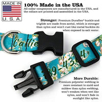 Collar de perro personalizado de Buttonsmith – Impresión permanente resistente a la decoloración, hebilla de grado militar resistente al óxido, resistente a olores y moho, elección de 5 tamaños, fabricado en los Estados Unidos - BESTMASCOTA.COM