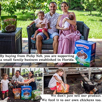 PICKY NEB 100% Non-GMO Dried Mealworms - Whole Large Meal Worms Bulk - High-Protein Treats Perfect for Your Chickens, Ducks, Wild Birds - BESTMASCOTA.COM