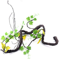 POPETPOP Reptiles Vines para escalada artificial selva curva rama terrario jaula Habitat decoración para lagarto araña camaleón serpientes gecko ranas pequeñas mascotas - BESTMASCOTA.COM