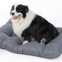 Cama para perros de Petsure M/L/XL para perros pequeños, medianos, grandes y gatos – Colchón de tela Oxford resistente al agua – Ideal para coches, jaulas de perros o camas elevadas para perros, cama elástica para perro – Gris - BESTMASCOTA.COM