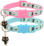 Barleygoo - Juego de 2 collares para gato con colgante - BESTMASCOTA.COM